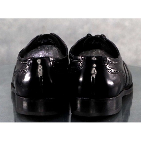 Florsheim Men\'s Wingtip Dress Shoes Size 9.5 D Leather Black main image 4